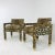 Not Yet Made - Made To Order Leopard Parsons Chairs with Brass Sabots, Custom - a Pair For Sale - Image 5 of 12
