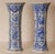 Ceramic Antique Pair of Delft Blue & White Trumpet Vases For Sale - Image 7 of 12