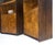 Mid 20th Century Set of 3 Burl Wood Lighted Cabinets Wall Units Mid Century Modern MINT For Sale - Image 5 of 17
