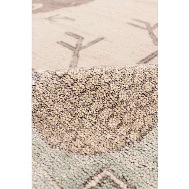 Pasargad Home Khotan Ivory Wool Area Rug-10' 3'' X 14' 2'' For Sale - Image 4 of 6