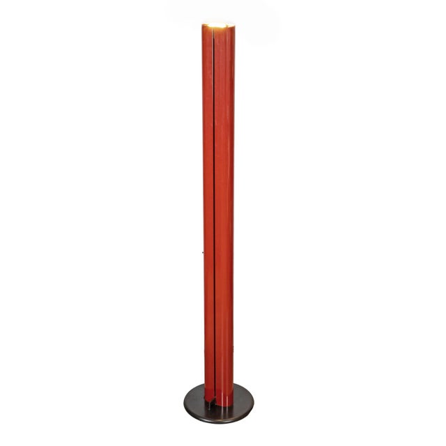 Artemide Megaron Floor Lamp in Red by Gianfranco Frattini for Artemide, 1970s For Sale - Image 4 of 7