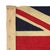 This vintage Blue Ensign flag is made from a wool cloth in dark navy blue, with printed design visible on both sides....