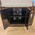 Vintage Chinoiserie Black Lacquer Mother-of-Pearl Four-Door Sideboard For Sale - Image 11 of 12