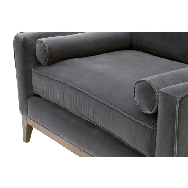 Dark Gray Parker Post Modern Sofa Chair For Sale - Image 8 of 10