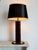 1980s Hollywood Regency Black and Gold Tortoiseshell Lamp, 1980s For Sale - Image 5 of 13