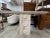 Stone Pair of Italian Modern Travertine Console Tables For Sale - Image 7 of 12