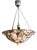 Large Art Deco Alabaster Mosaic Ceiling Light, 1920s For Sale