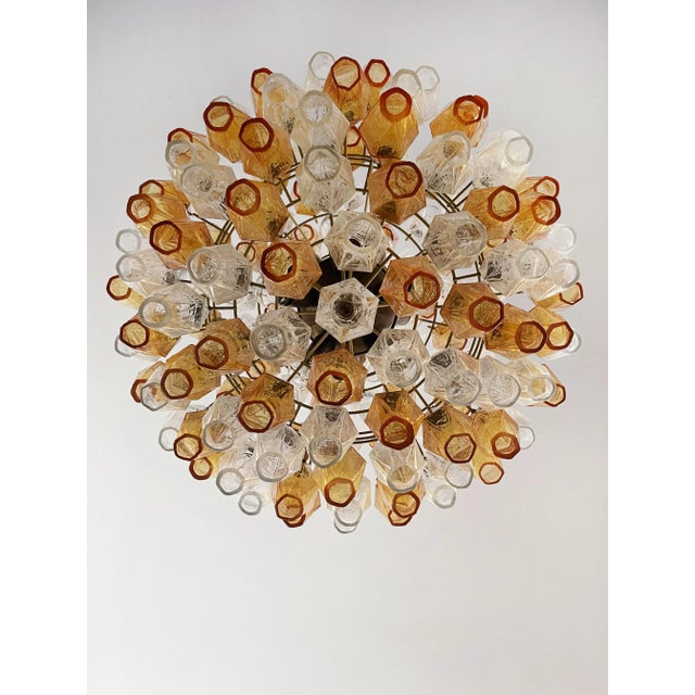 Spherical Murano Glass Chandelier, 1981 For Sale - Image 15 of 18