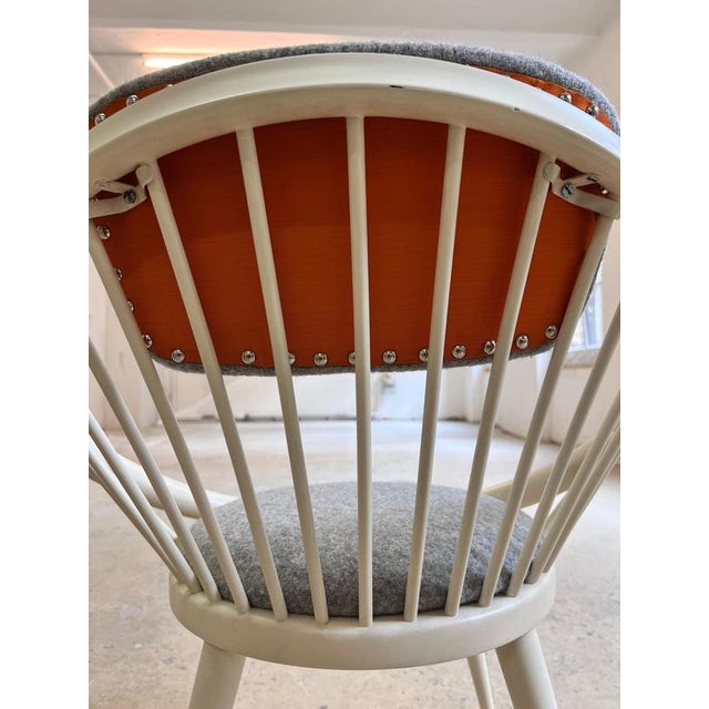 White Circle Chair by Yngve Ekström for Swedese For Sale - Image 9 of 11