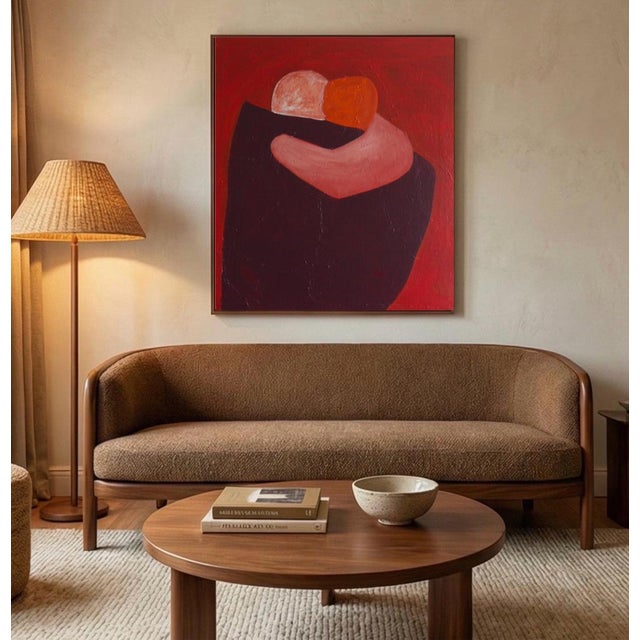 Bodasca, Here with You Red Version, 2026, Acrylic on Canvas For Sale - Image 9 of 11
