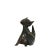 Stylized Cat Sculpture in Polychrome Ceramic from San Polo Venice For Sale