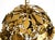 Regency Floral Spherical Metal Ceiling Lamp, 1970s For Sale - Image 11 of 18