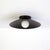 Not Yet Made - Made To Order Dome Flush Mount, Black, 3in Glass Globe, Modern Led Ceiling Light, by Research.Lighting For Sale - Image 5 of 6