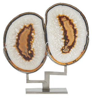 Agate Disc Stand, 1970s