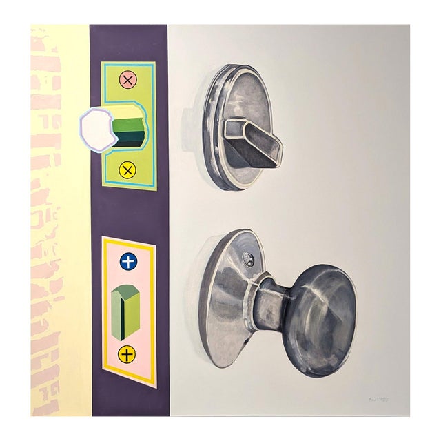 Contemporary Michael J. Abraham "Safe At Home" Contemporary Pastel Hyperrealist Still Life Interior Painting, 2024 For Sale - Image 3 of 10