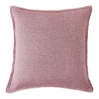 Brentwood Square Pillow, Burgundy For Sale