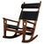 Lounge Rocking Chair attributed to Hans J. Wegner for Getama, 1970s For Sale - Image 10 of 10