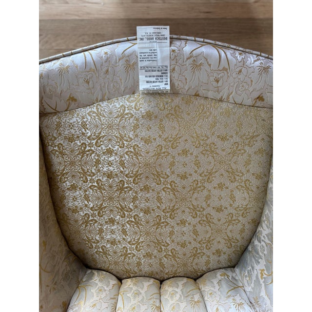 Vintage 1960s French Provincial Carved Armchair by Deutsche Bros., Chicago For Sale - Image 10 of 12