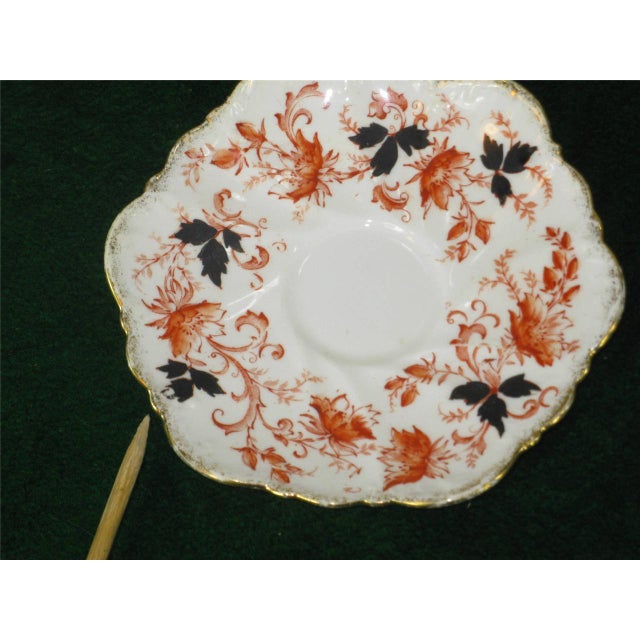 Antique, Paragon China, Teacup & Saucer Gold Gilt, Fine Bone China, England Porcelain For Sale - Image 4 of 12