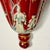 1980s Vintage Chinoiserie Hollywood Regency Boho Chic Large Ceramic Wall Pocket, After Mottahedeh For Sale - Image 9 of 16