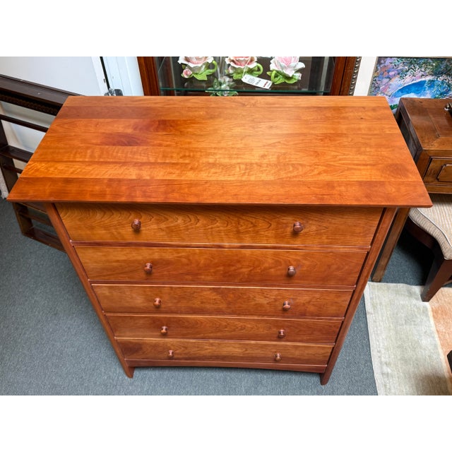 Brown Vermont Furniture Designs Heartwood Shaker Chest For Sale - Image 8 of 12