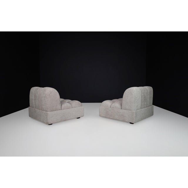 Vintage Italian Modular Sofa or Lounge Chairs, 1970s, Set of 4 For Sale - Image 14 of 18