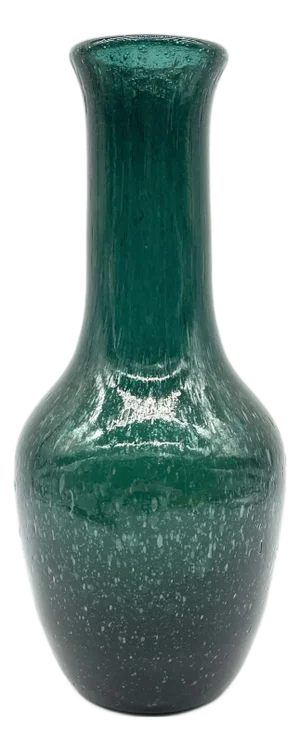 Tourmaline Green Vase in Foam Glass, 1960s