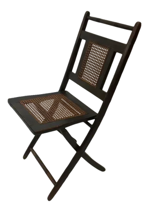 Early 20th Century Oak Folding Chair