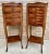French Louis XV Style Nightstands in Walnut and Marquetry, Set of 2 For Sale - Image 3 of 18