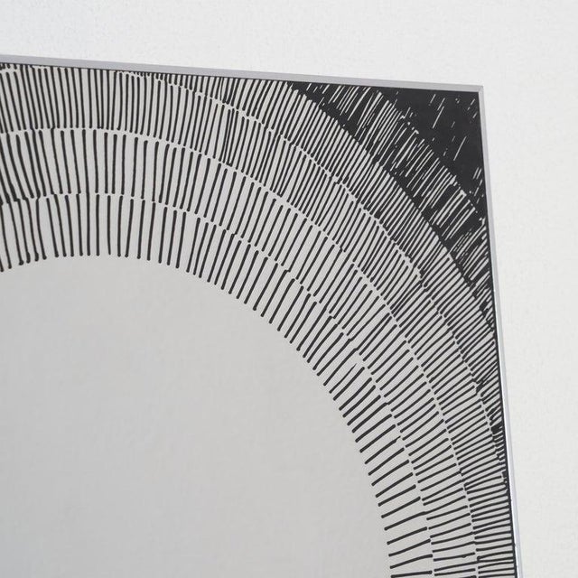Postmodern Art Mirror from Deknudt Belgian, 1980s For Sale - Image 4 of 8