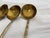 Brass Over Copper Tea Spoons (Set of 8) For Sale - Image 4 of 7