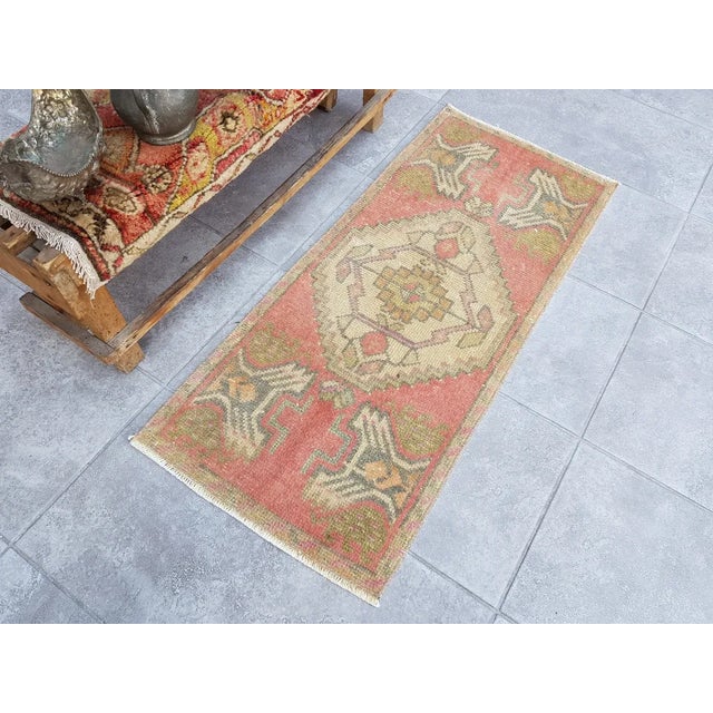 1950s 1950s Hand Knotted Turkish Rug For Sale - Image 5 of 9
