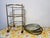 Petite Bar Cart in Brass and Glass From Maison Jansen, France, 1960s Unmarked For Sale - Image 9 of 15
