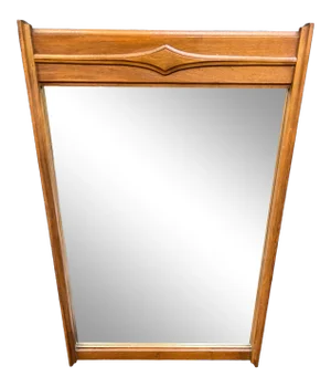 Mid Century Walnut Mirror