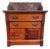 Antique Victorian Eastlake Marble Top Walnut Chest Nightstand Washstand Commode For Sale