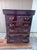 Traditional Vintage Wood Chest 6 Drawer Dark Tone the Villa Collection For Sale - Image 3 of 7