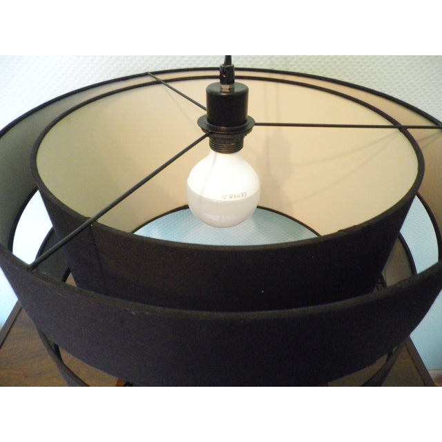 Large Black Hallway Pendant Light, 1990s For Sale - Image 6 of 13