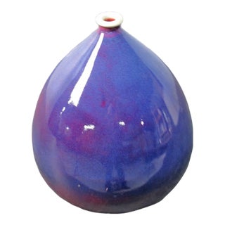 Purple Ceramics Bottle For Sale