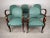 Art Deco Bridge Armchairs, Set of 5 For Sale - Image 3 of 18