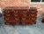 Brown Henkel Harris Solid Mahogany Bombe Style Dresser For Sale - Image 8 of 17
