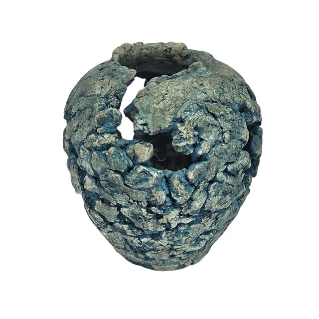 1960s–1970s Stan Langtwait Shapes of Clay Brutalist Sculptural Vessel For Sale - Image 12 of 13