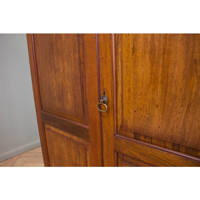 Wood Vintage Art Deco Wardrobe from Heals & Son, 1920s For Sale - Image 7 of 11