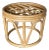Vintage Bent Bamboo Stool or Plant Stand For Sale