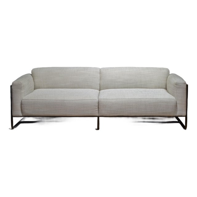 Ella Sofa-91" Gable Taupe by Four Hands For Sale