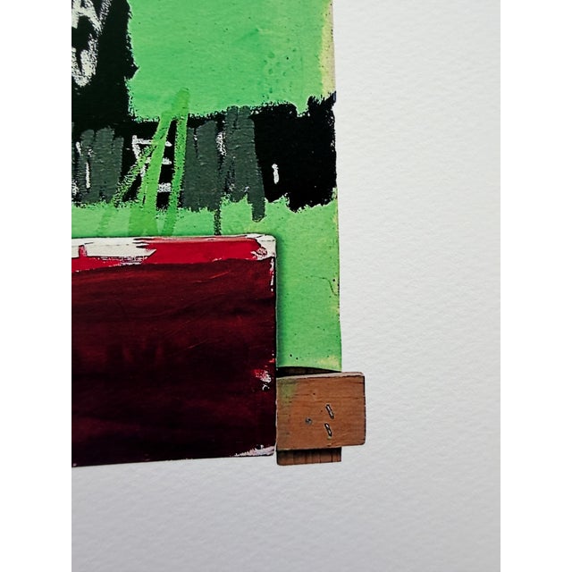 Green Jean Michel Basquiat (1960-1988), in Italian, 1983, Copyright Estate of Jean Michel Basquiat, Licensed by Artestar New York, Printed in the Uk For Sale - Image 8 of 12
