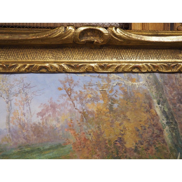 The Beginning of the Hunt, French Oil Painting by Marie Calves (1883-1957) For Sale - Image 12 of 18