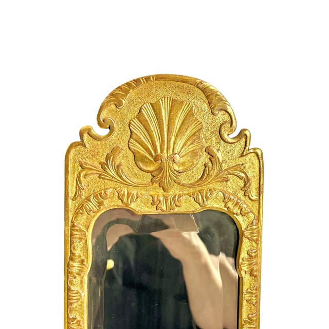 Pair of Italian Rococo Style Giltwood Mirrored Candle Sconces For Sale - Image 11 of 18