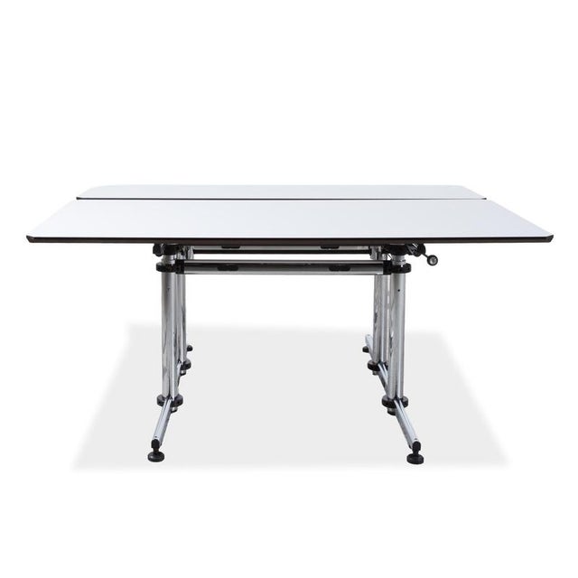 Wooden Kitos Desk in White Chrome from USM For Sale - Image 14 of 16