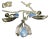 MCM Jewelry Set by Sorrento in 925 Sterling Silver Filagree Jelly Belly Set, 3 Pieces For Sale