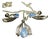 Vintage Sorrento 925 Sterling Silver Filagree Jelly Belly Set, 3 Pieces For Sale
